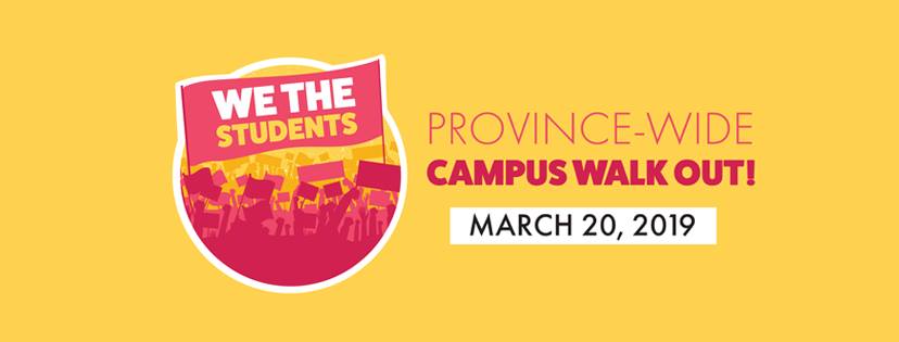 George Brown College (St. James campus) Walkout: March 20th at Noon
